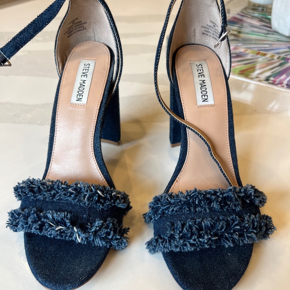 Steve Madden Denim Heels